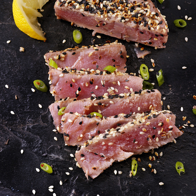 Thunfischfilet mit Sesamkruste