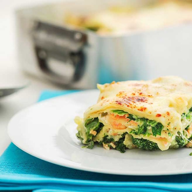 Spinat-Lasagne
