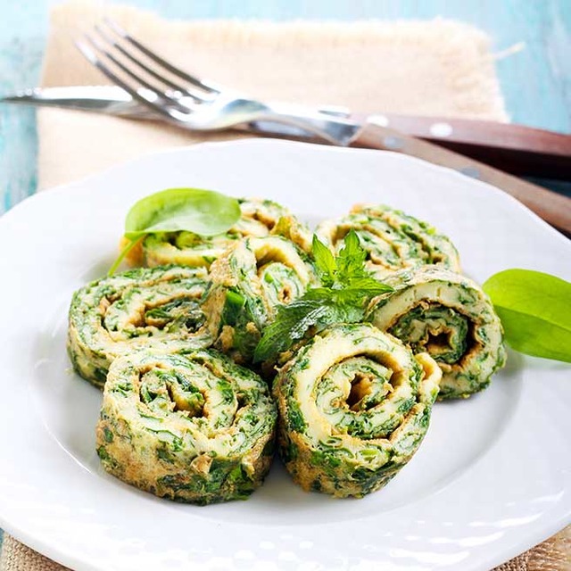 Spinat–Pfannkuchen