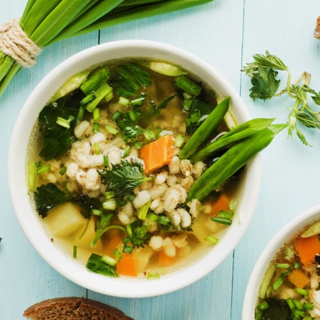 Gemüsesuppe: Abwehr von Innen